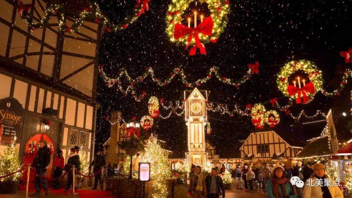 横空出世,欧洲六国圣诞镇,降临美国东岸!北美洲最大圣诞灯饰!
